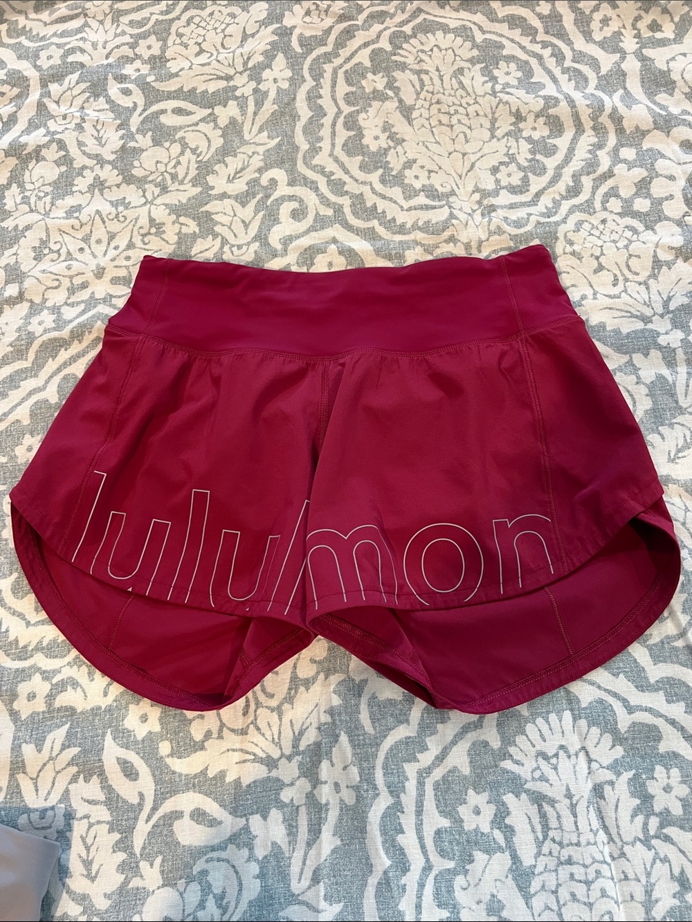 lululemon athletica Maroon Running Skort
